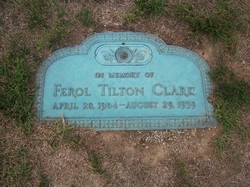 Ferol <I>Tilton</I> Clark 
