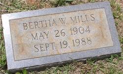 Bertha Mae <I>Winecoff</I> Mills 