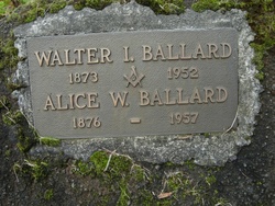 Alice Winifred <I>Jones</I> Ballard 