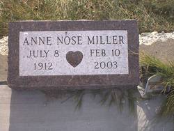 Anne <I>Nose</I> Miller 