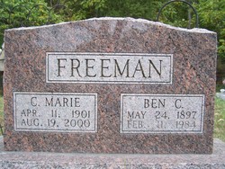 C. Marie <I>Porter</I> Freeman 