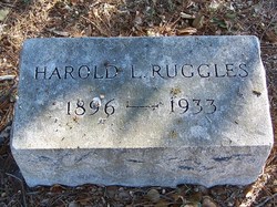 Harold Lawrrence Ruggles 