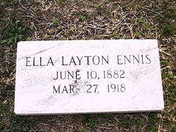 Mary Ella <I>Layton</I> Ennis 