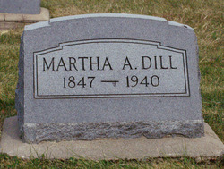 Martha A <I>Mitchell</I> Dill 