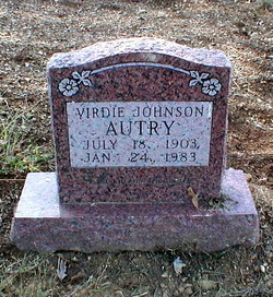 Virdie <I>Johnson</I> Autry 