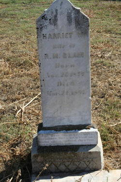 Harriet W Blain 