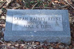 Sarah <I>Rainey</I> Keene 