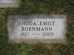 Rhoda Emily <I>Betts</I> Bornmann 