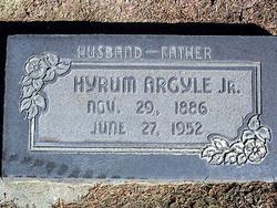 Hyrum Argyle Jr.