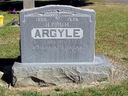 Louisa Aurelia <I>Thomas</I> Argyle 