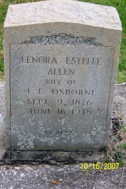 Lenora Estelle <I>Allen</I> Osborne 
