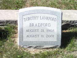 Dorothy L <I>Lankford</I> Bradford 
