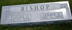 Jane Grace “Jennie” <I>Graham</I> Bishop 