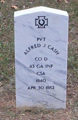 Pvt Alfred J. Cash 