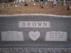 Weldon Joseph Brown 