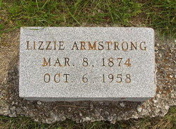 Elizabeth “Lizzie” <I>Lamar</I> Armstrong 