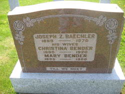 Christina <I>Bender</I> Baechler 