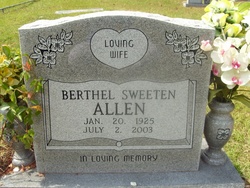 Berthel <I>Sweeten</I> Allen 