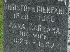 Anna Barbara <I>Weiss</I> Bienfang 