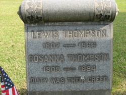 Rosanna <I>Gordon</I> Thompson 