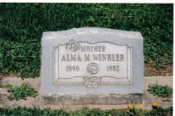 Alma Martha <I>Schroeder</I> Winkler 