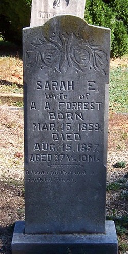Sarah Elizabeth <I>Snider</I> Forrest 