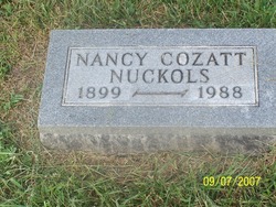 Nancy Edith <I>Cozatt</I> Nuckols 