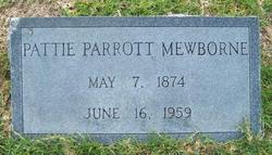Pattie May <I>Parrott</I> Mewborne 