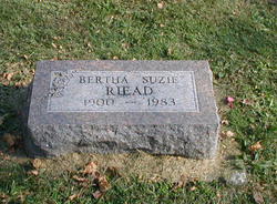 Bertha Suzie <I>Bird</I> Riead 