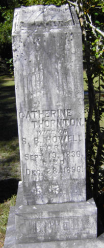 Catherine <I>Thornton</I> Howell 