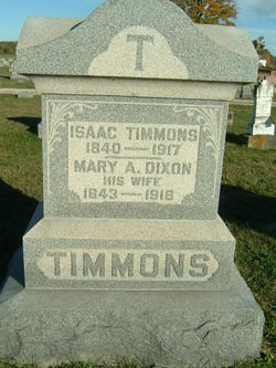 Mary Ann <I>Dixon</I> Timmons 