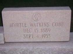 Myrtle <I>Watkins</I> Cobb 