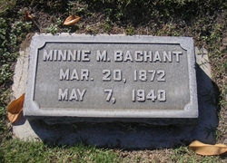 Minnie May <I>Bissell</I> Bachant 