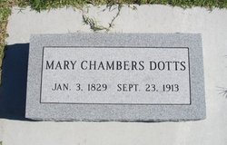 Mary <I>Chambers</I> Dotts 