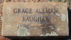 Mrs Grace Alice <I>Allman</I> Baughan 