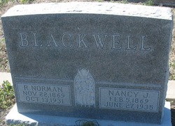 Nancy Jane <I>Gibson</I> Blackwell 