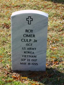 1SGT Roy Omer Culp Jr.