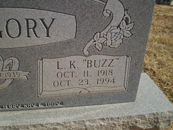 Lawrence Kenneth “Buzz” Gregory 