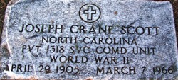 Pvt Joseph Crane Scott 