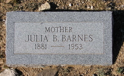 Julia Bertha <I>Sheppard</I> Barnes 
