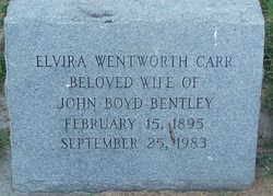 Elvira Wentworth <I>Carr</I> Bentley 