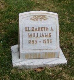 Elizabeth Almaria “Lizzie” <I>Shoults</I> Williams 