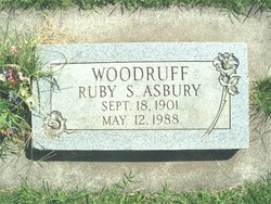 Ruby Stone <I>Asbury</I> Woodruff 