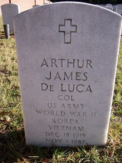 Col Arthur James De Luca 
