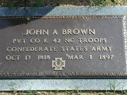 Pvt John A Brown 