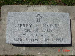 CPL Perry LeRoy Haines 