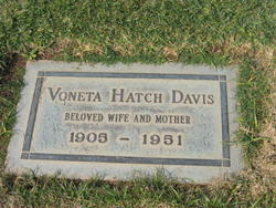 Voneta <I>Hatch</I> Davis 