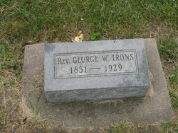 Rev George William Irons 