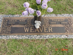 Ollie Mae <I>Parker</I> Weaver 