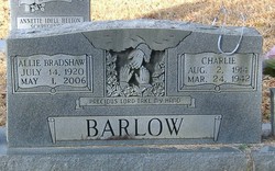 Allie <I>Bradshaw</I> Barlow 